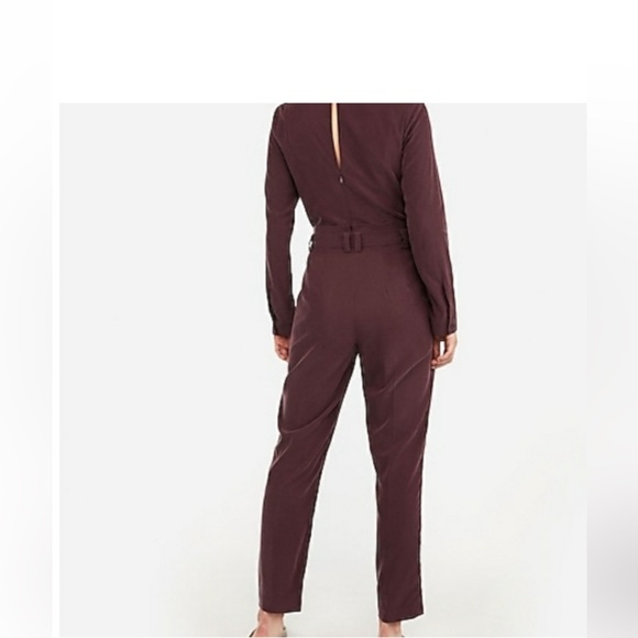 Express purple Jumpsuit size 6 fall lightweight feminine casual - Picture 2 of 16